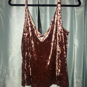 Large H&M velvet tank top